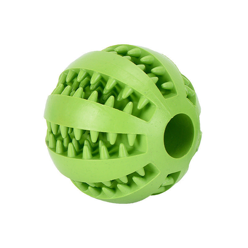 Rubber Pet Dog Molar Toy green
