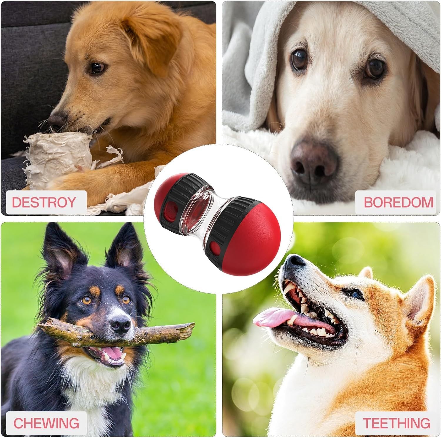 Rolling Slow Feeder Dog Toy