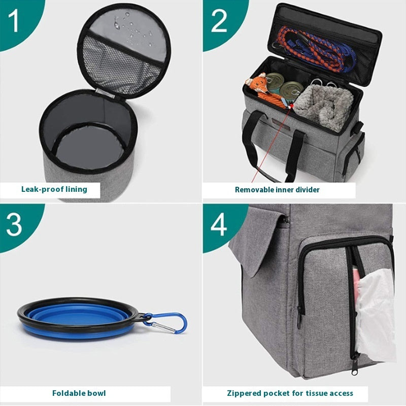 Large-Capacity Pet Travel Bag shop now