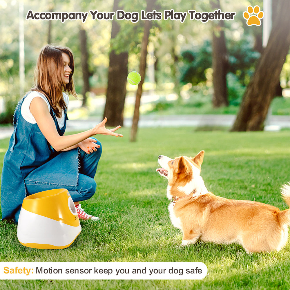 Tennis Ball Launcher Feeder for Dogs