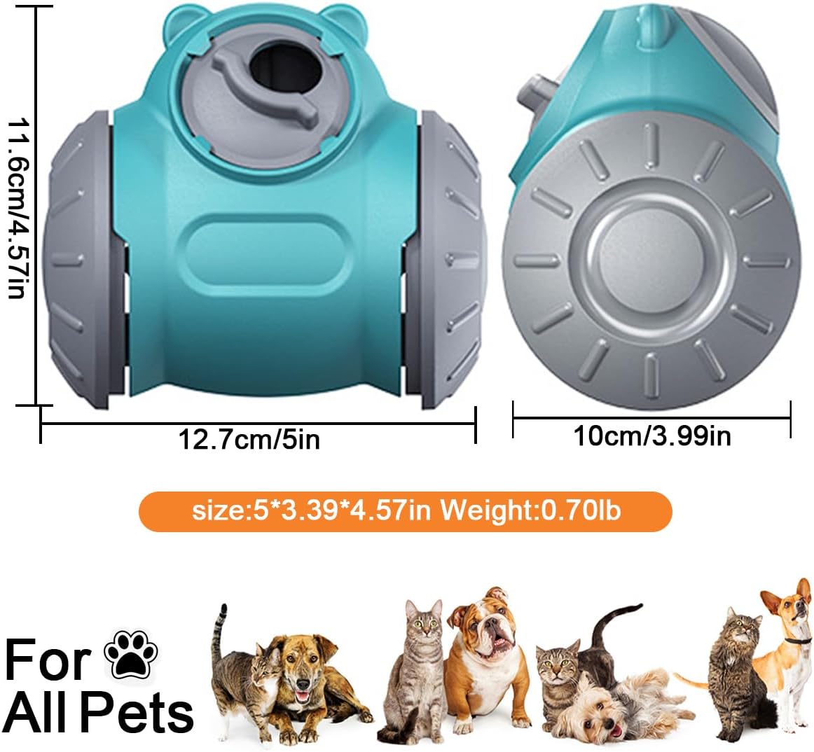 Dog Interactive Feeder Tumbler features