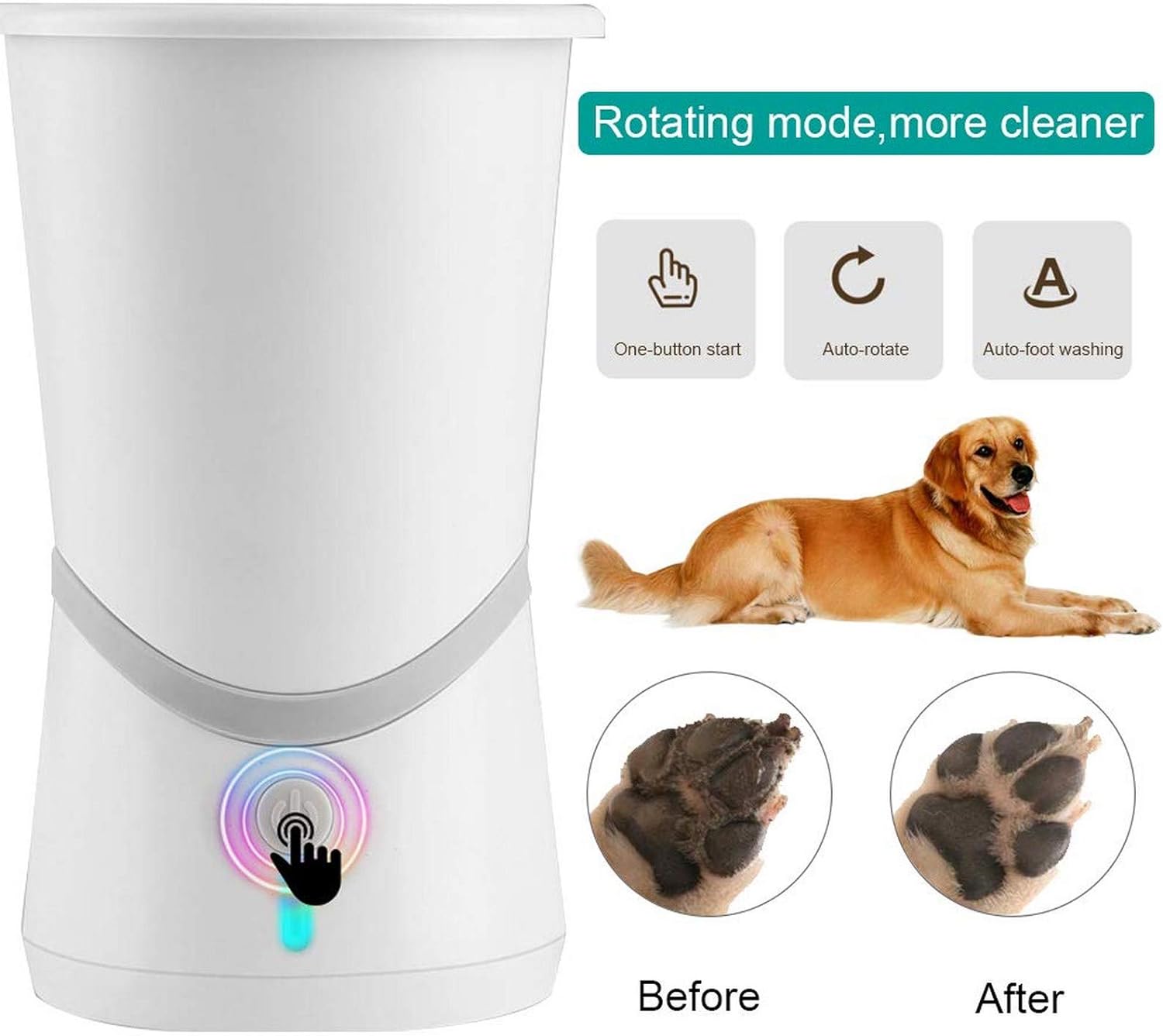 Electric Dog Paw Cleaner for puppies