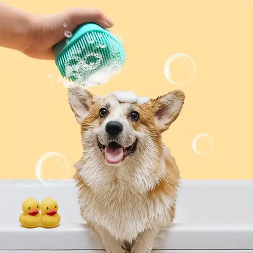 Squeaky Clean Shampoo Brush for dogs