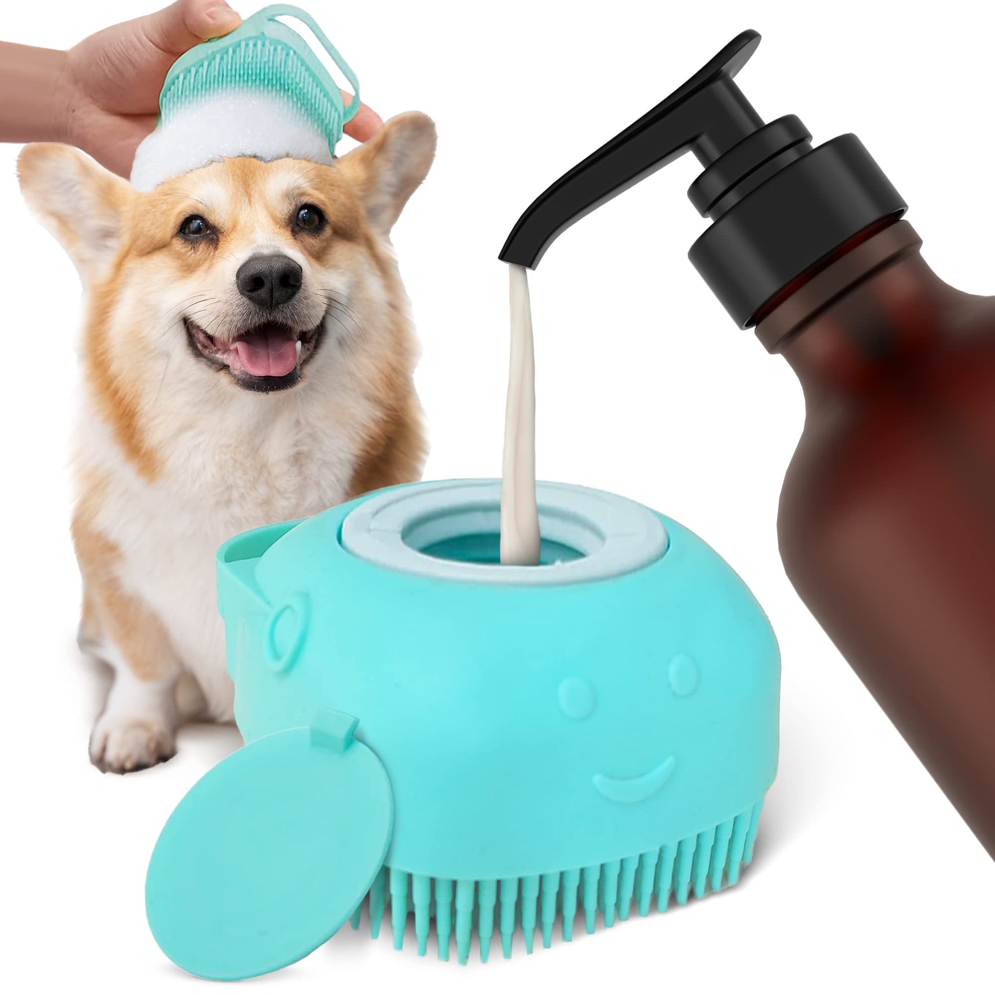 Squeaky Clean Shampoo Brush for your dog