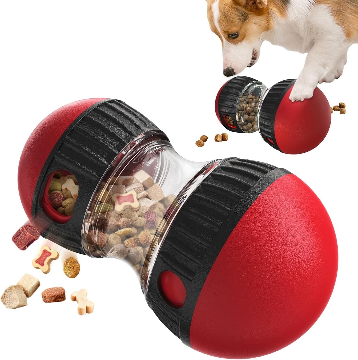 Rolling Slow Feeder Dog Toy for pets