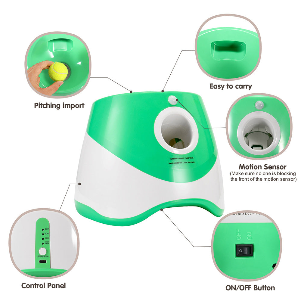 Tennis Ball Launcher Feeder for Dogs good for pets