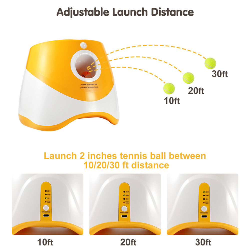 Tennis Ball Launcher Feeder for Dogs for all pets